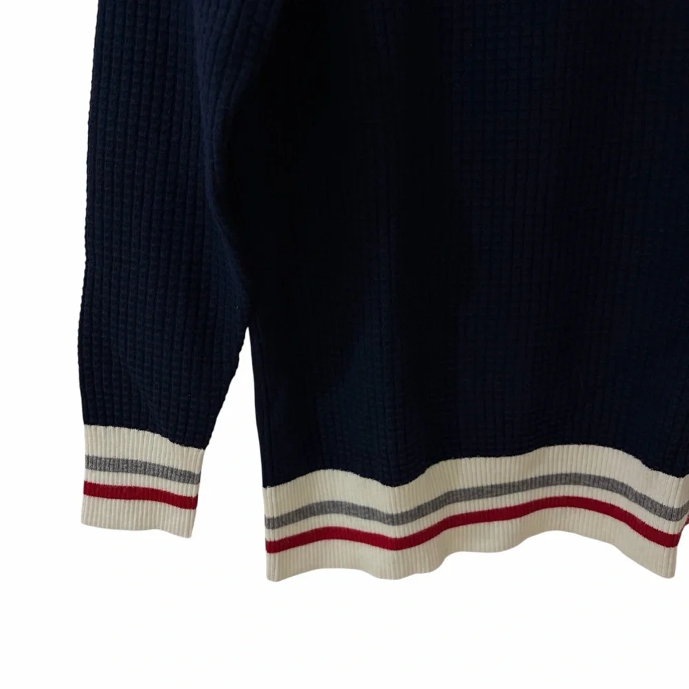 MONCLER Gamme Bleu Navy Crew Neck Sweater XL - Picture 7 of 8